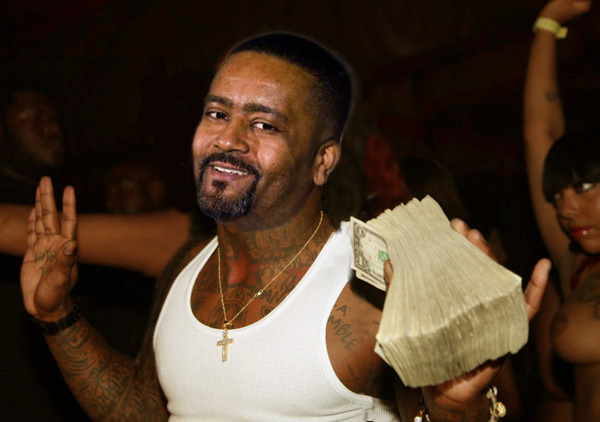 Frank Haith on a recruiting visit to the strip club.