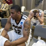 Mizzou forward Steve Moore contemplates his existence after MIzzou's epic first round loss to 15 seed Norfolk St in the 2012 NCAA Tournament.