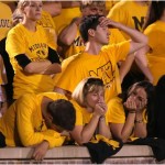 Mizzou fans in disbelief after yet another underwhelming performance.