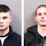 Mug shot of two Mizzou students who were were arrested for dropping cotton balls outside the school's African-American cultural center during Black History Month