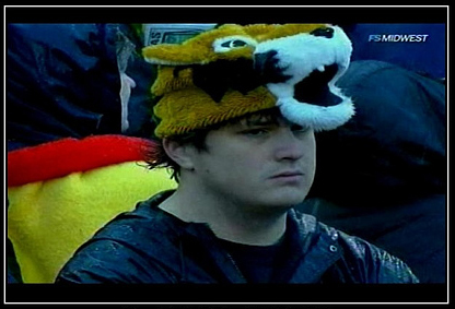Mizzou fan looking pathetic during another loss.