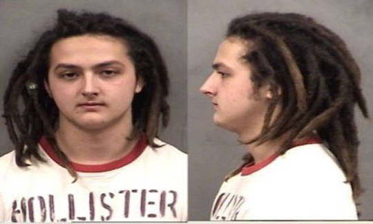 Mug shot of Ben Elliot a Mizzou student sho was arrested for racist activity during Black History month.